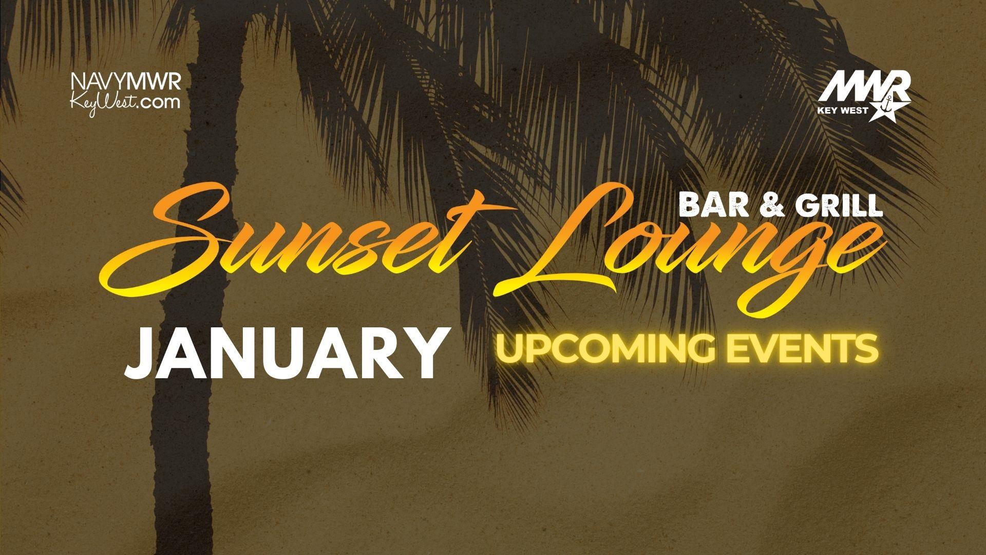 Live entertainment at Sunset Lounge Bar & Grill located on Sigsbee Park to include musicians, trivia night, bingo, corn hole and more. 