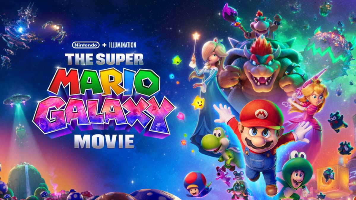 Movie cover for "The Super Mario Galaxy Movie"